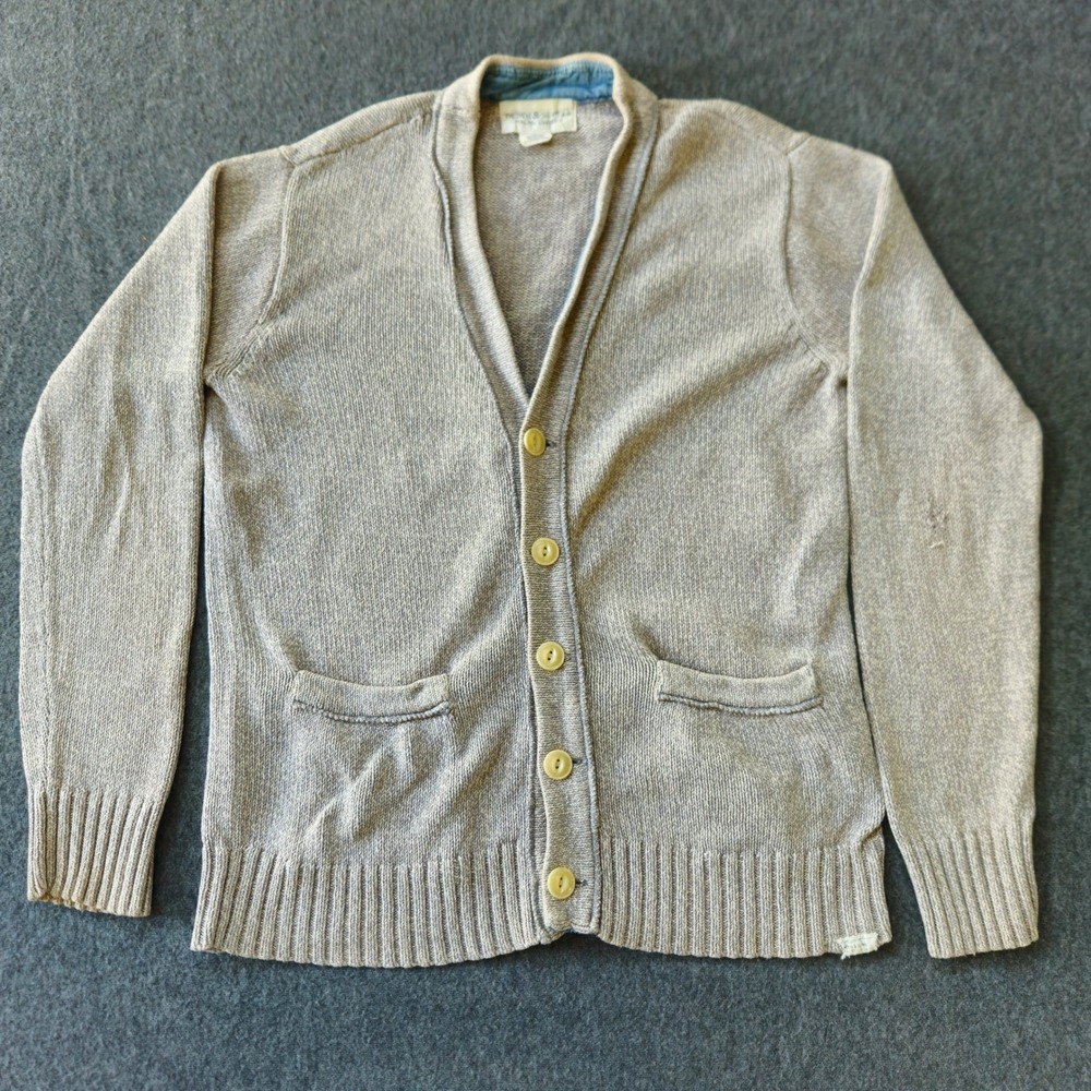 Denim & Supply Ralph Lauren Mens Cardigan Size M Classic Quiet Luxury Old Money - Picture 2 of 9